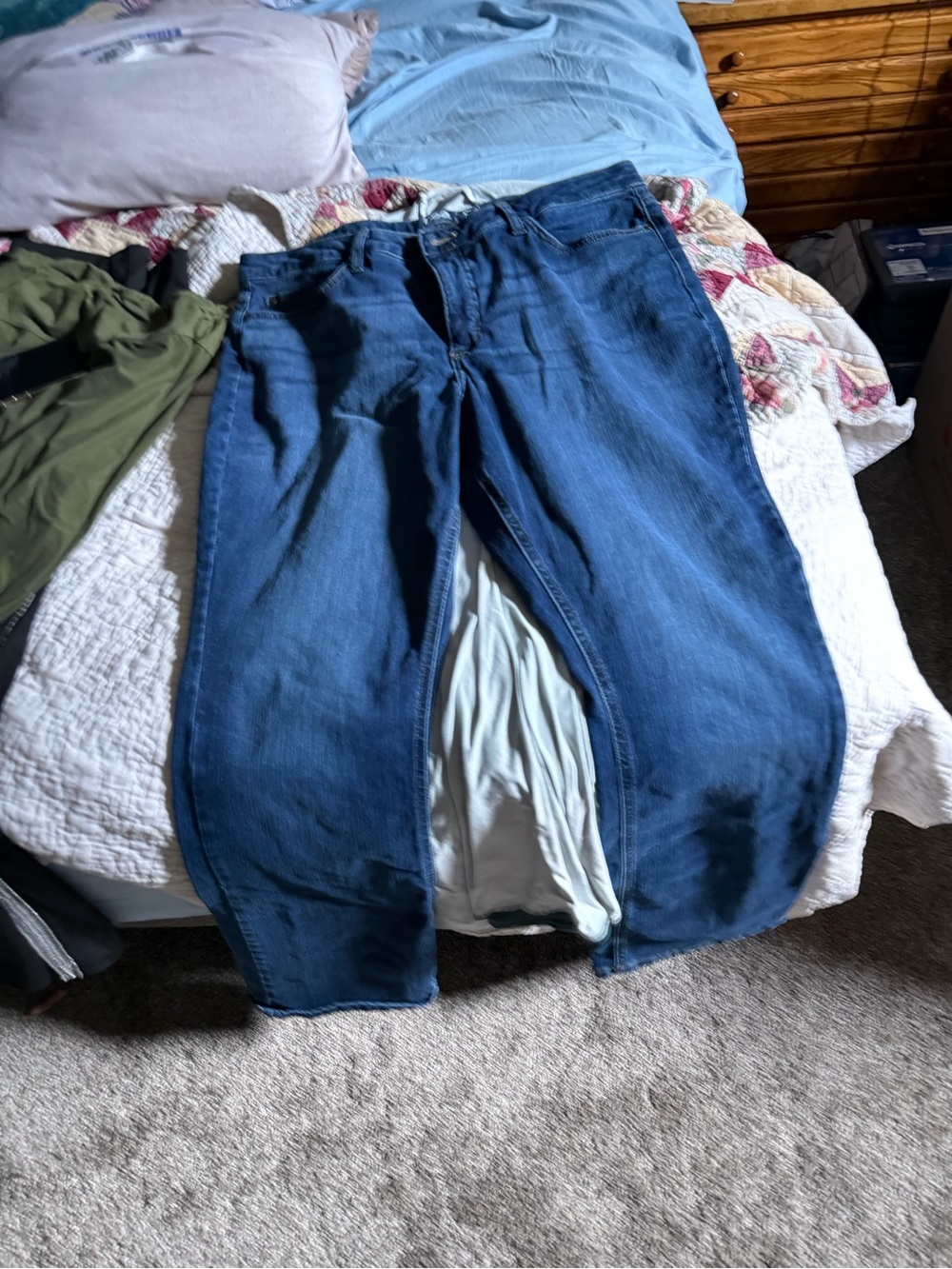 Lee Navy Blue Bootcut Jeans